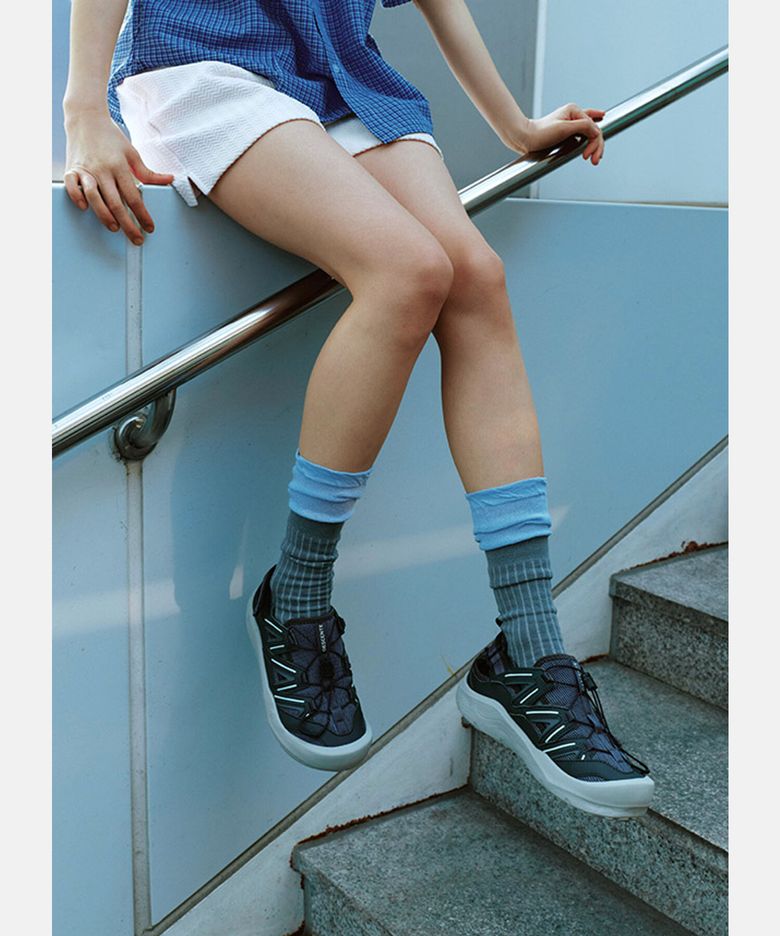 와일드 플로우 샌들 다크 그레이 SR123LND12