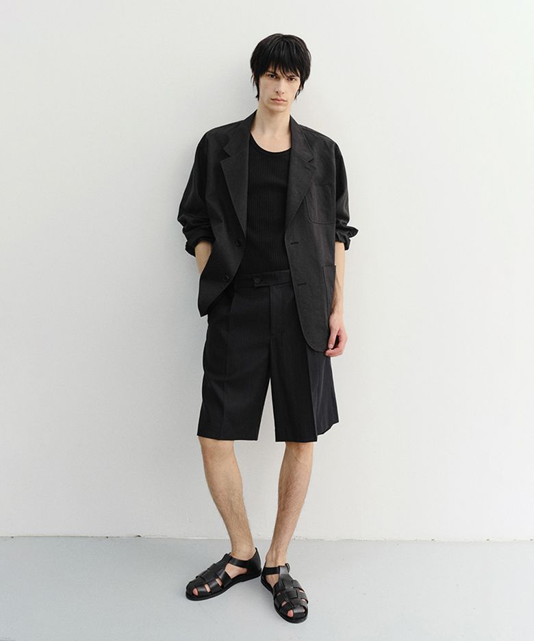 SOFT TAILORED JACKET_UNISEX_UDJA6B123_BLACK