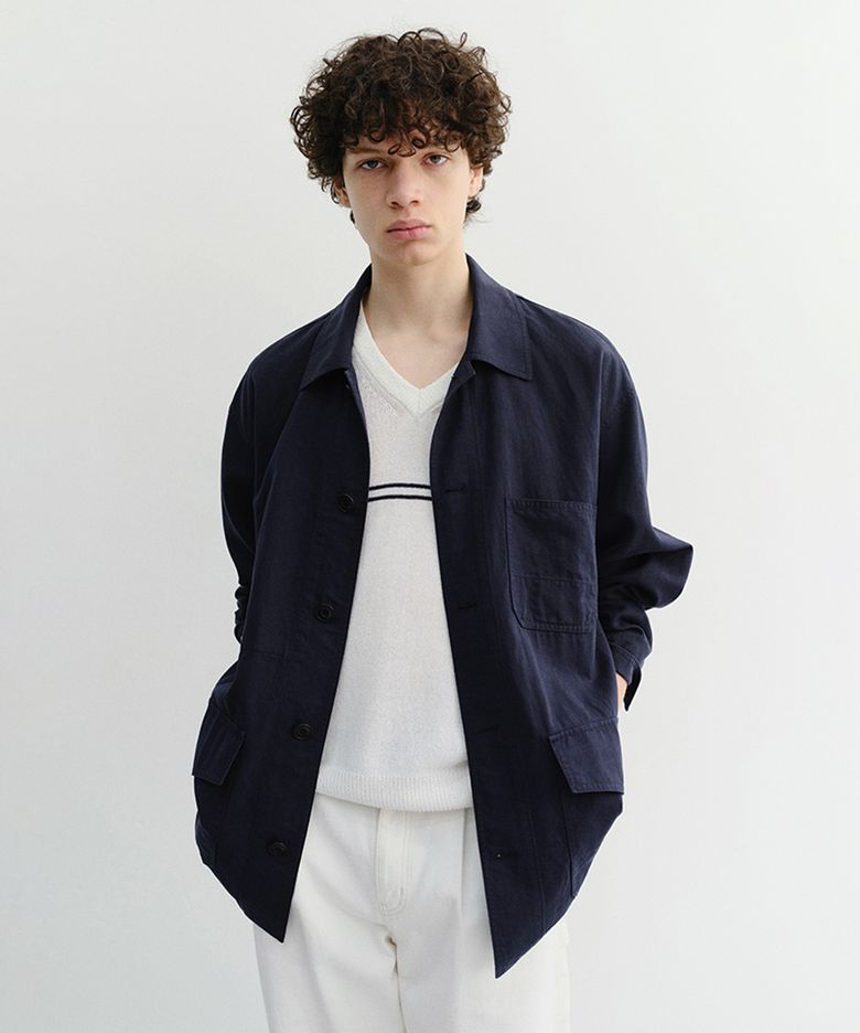CHORE JACKET_UNISEX_UDJA6B122_NAVY