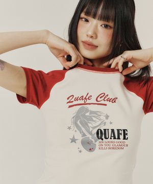 RAGLAN GRAPHIC SLIM T-SHIRT_2color