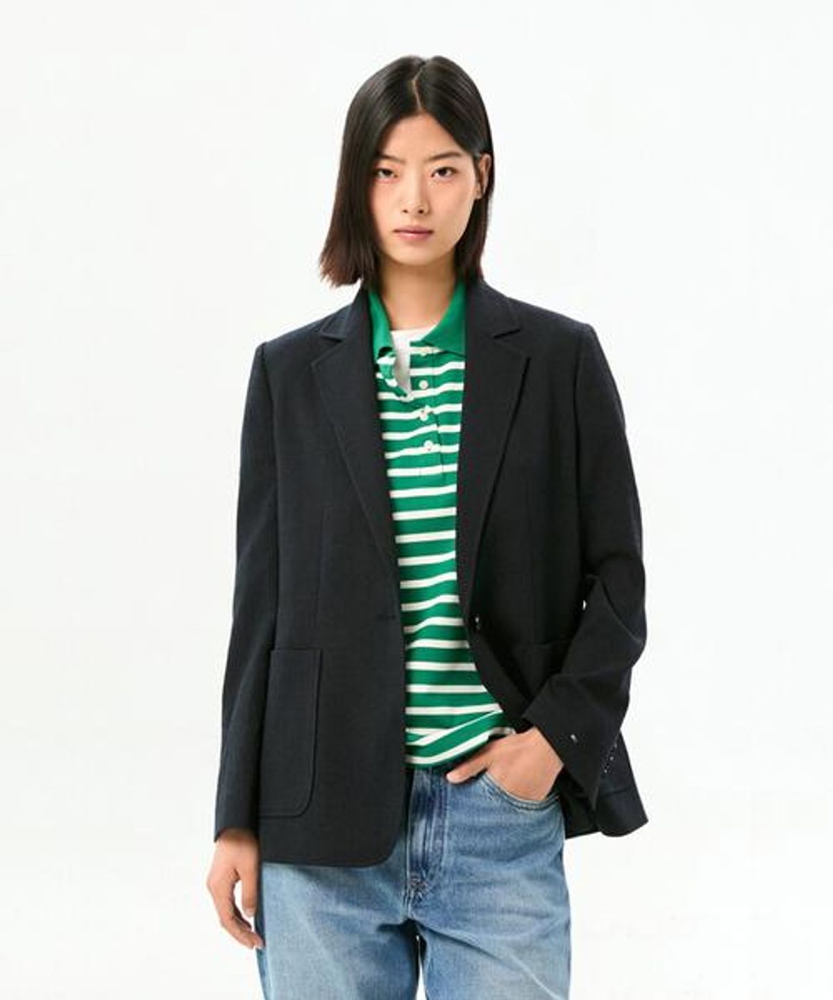 타미힐피거(TOMMY HILFIGER) 썸머 텍스처 블레이저 (T22G1WJC206WL1B60)