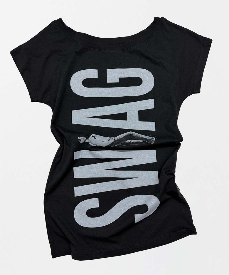 Swag Long Tee Black