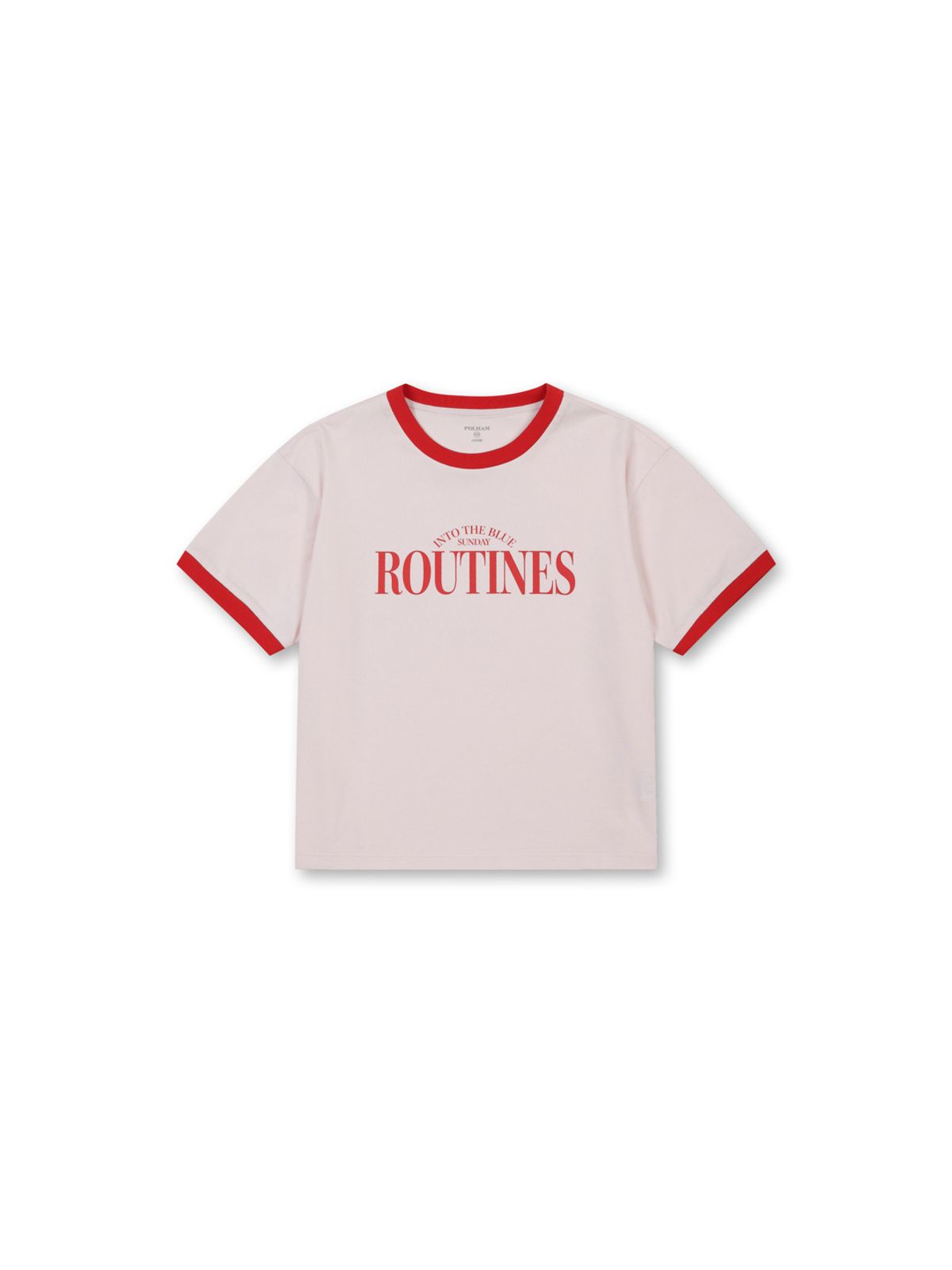 폴햄키즈(POLHAM KIDS) 여아 소프티 링거 루즈핏 반팔티_PKG2TS2051
