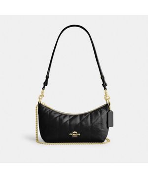 케이틀린 숄더 백 위드 퀼팅 CDZ88 IMBLK