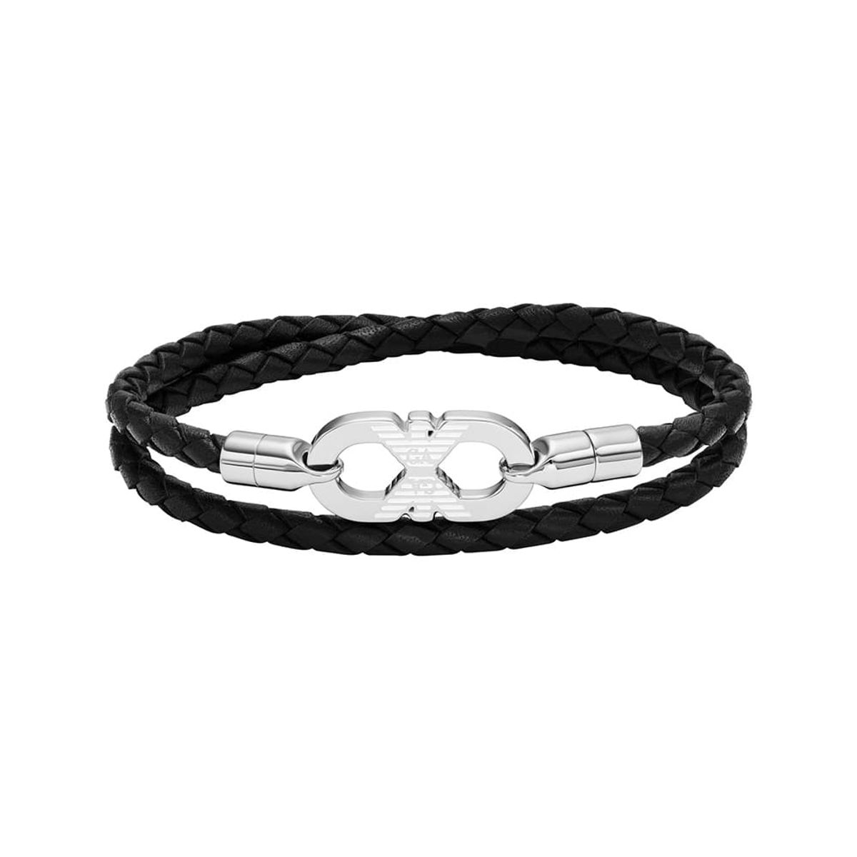 엠포리오 아르마니(EMPORIO ARMANI) EGS3299040 가죽 팔찌