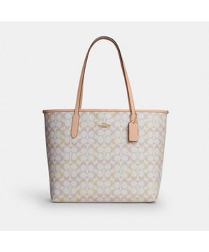 시티 토트 백 인 프리티 시그니처 캔버스 CDZ04 IMM8C