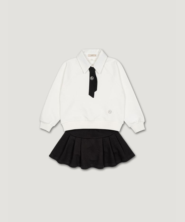 3Ways 스웨트셔츠 셋업/SK/Two tone(면)