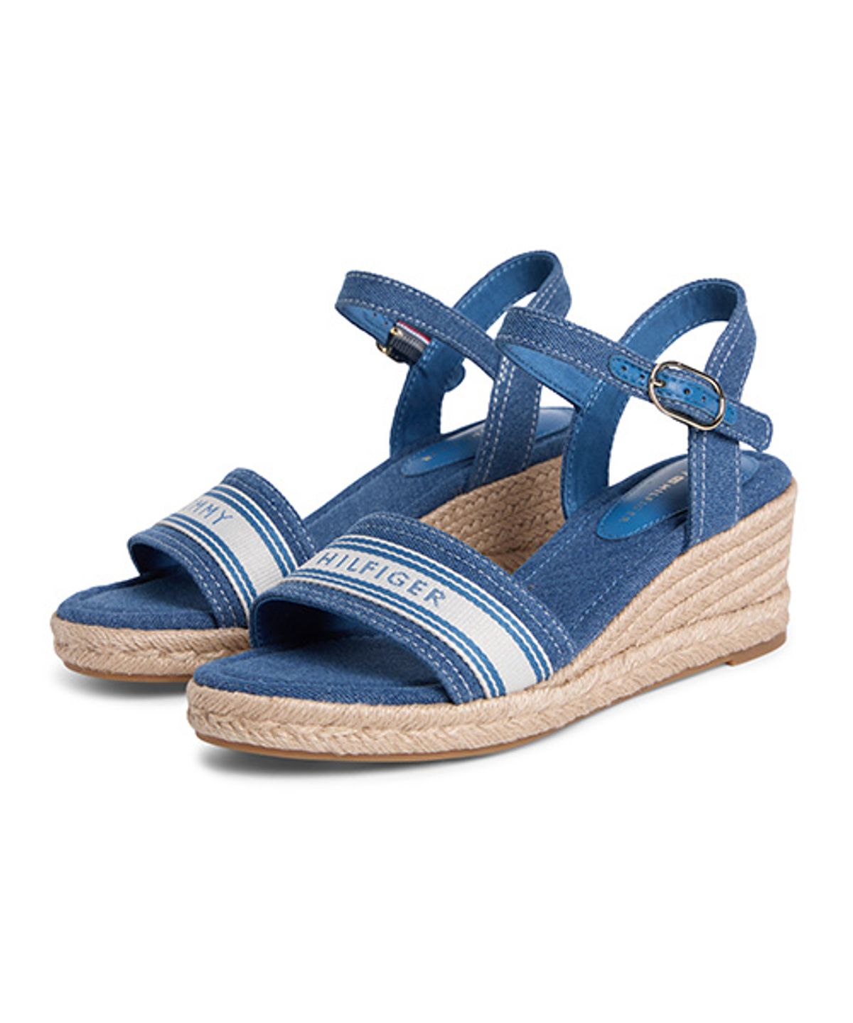 타미힐피거(TOMMY HILFIGER) 에일린 에스파듀 웨빙 샌들 (T52G1ASN500WT11CD)