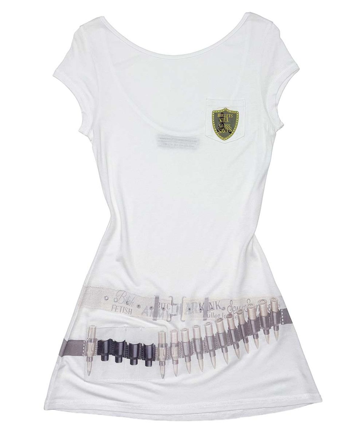 스컬프터(SCULPTOR) Bullet Gloss Dress White