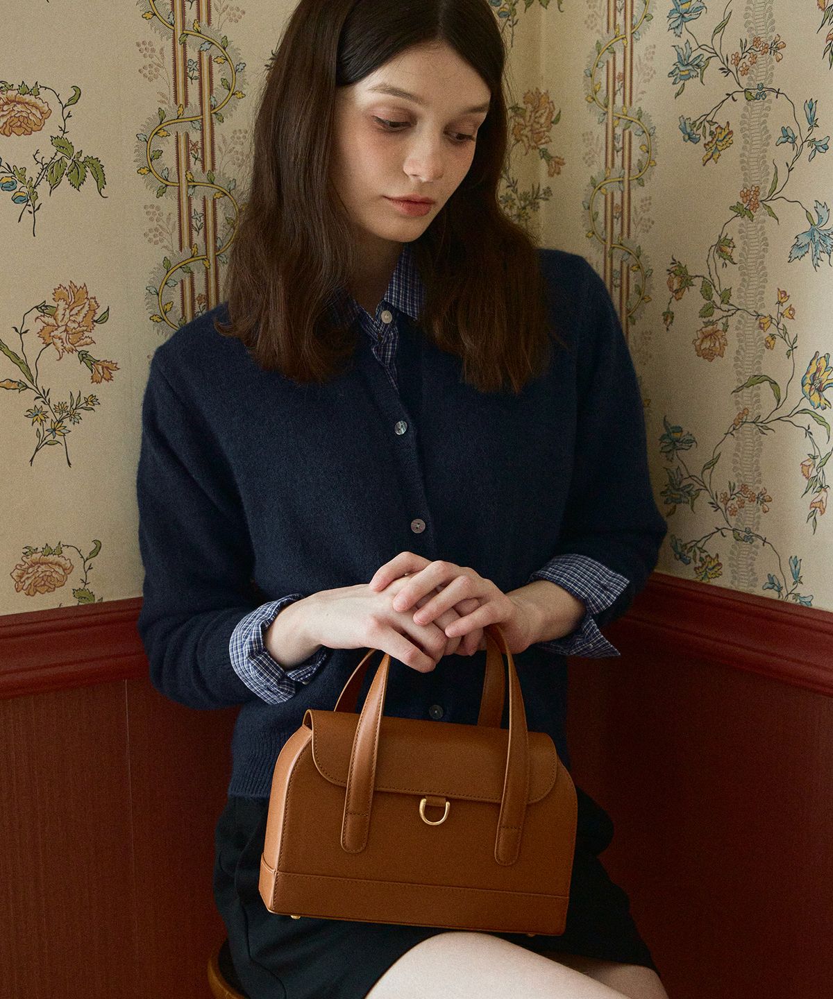 앤드희(ANDHEE) Poundi Bag_Tan Brown