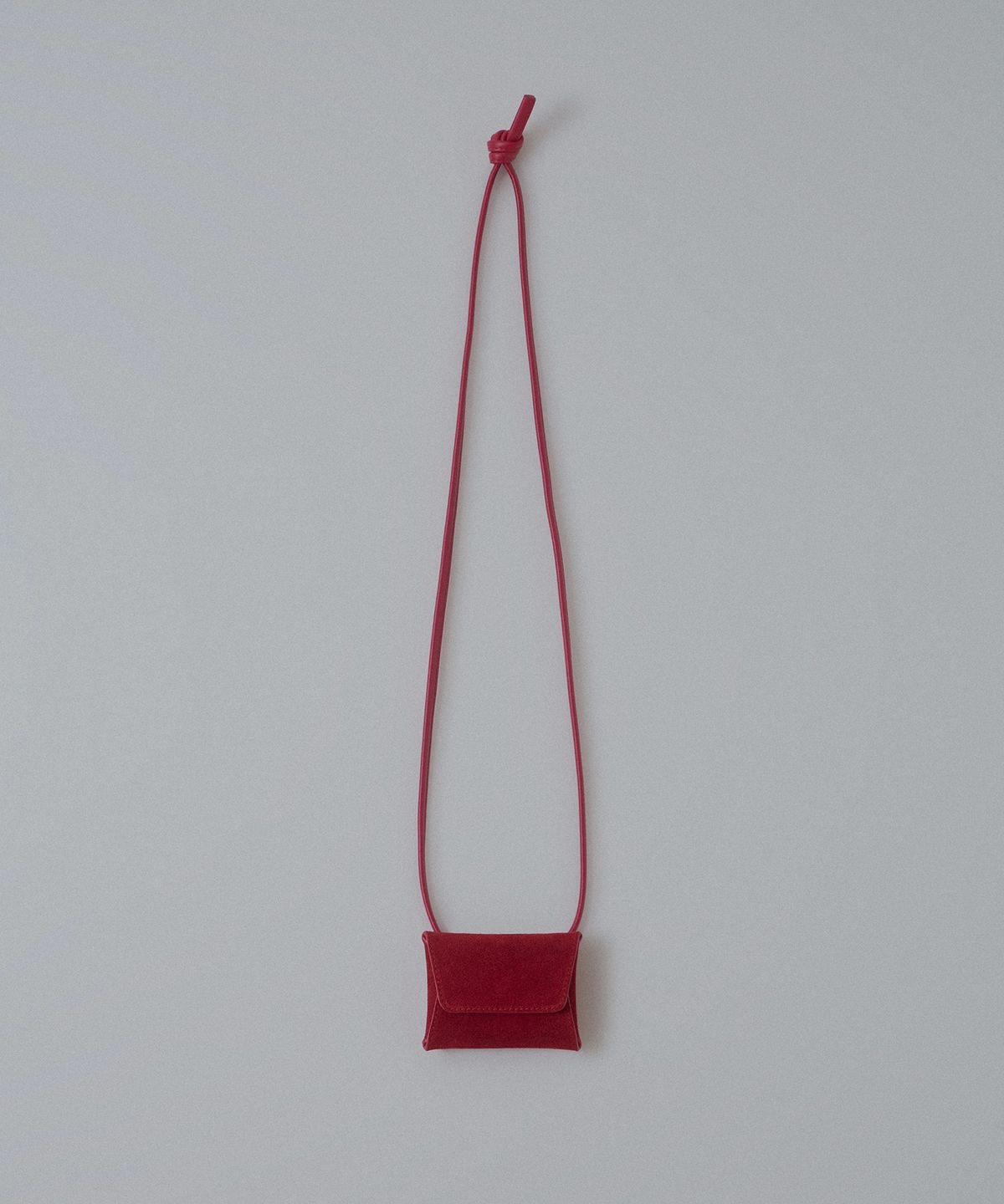 아우브아워(AUBOUR) letter mini bag (suede red) _ from Italy
