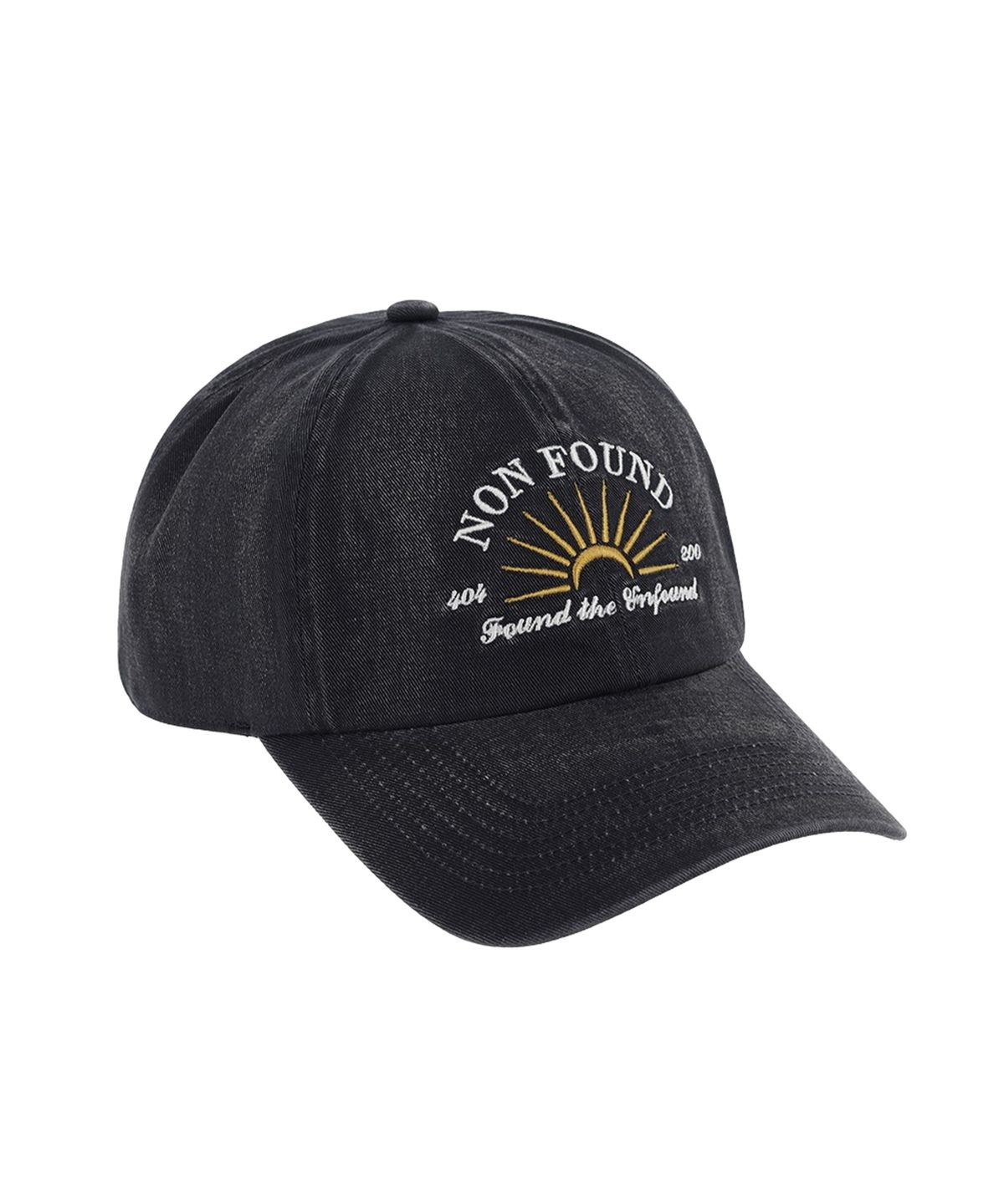 논파운드(NONFOUND) [빅사이즈] 워시드 버퍼링 썬 볼캡 [워시드 그라파이트]