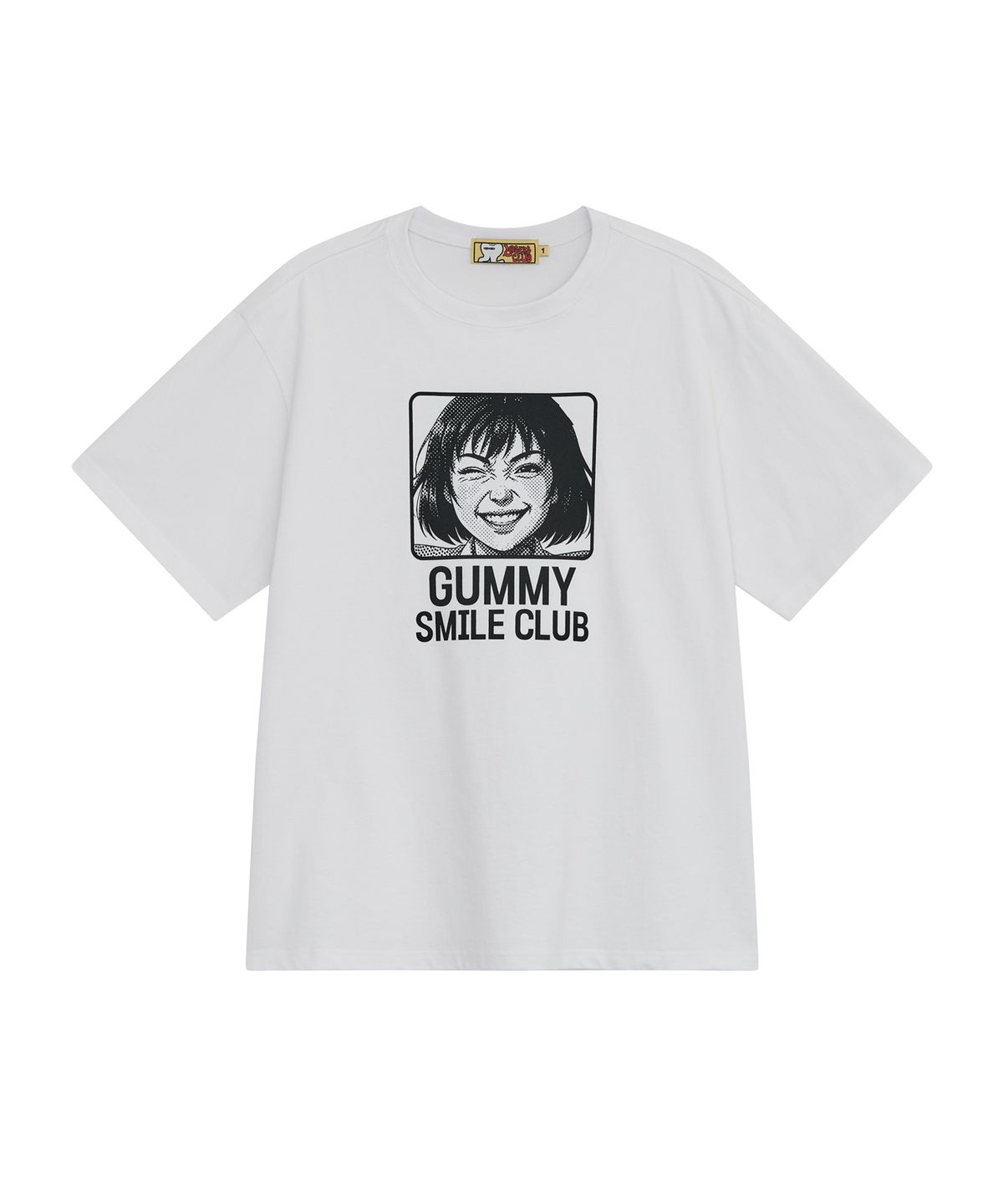 루저스클럽(LOSERS CLUB) GUMMY SMILE CLUB 반팔티셔츠 화이트