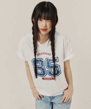 NUMBER 85 OVERFIT GRAPHIC T-SHIRT_2color