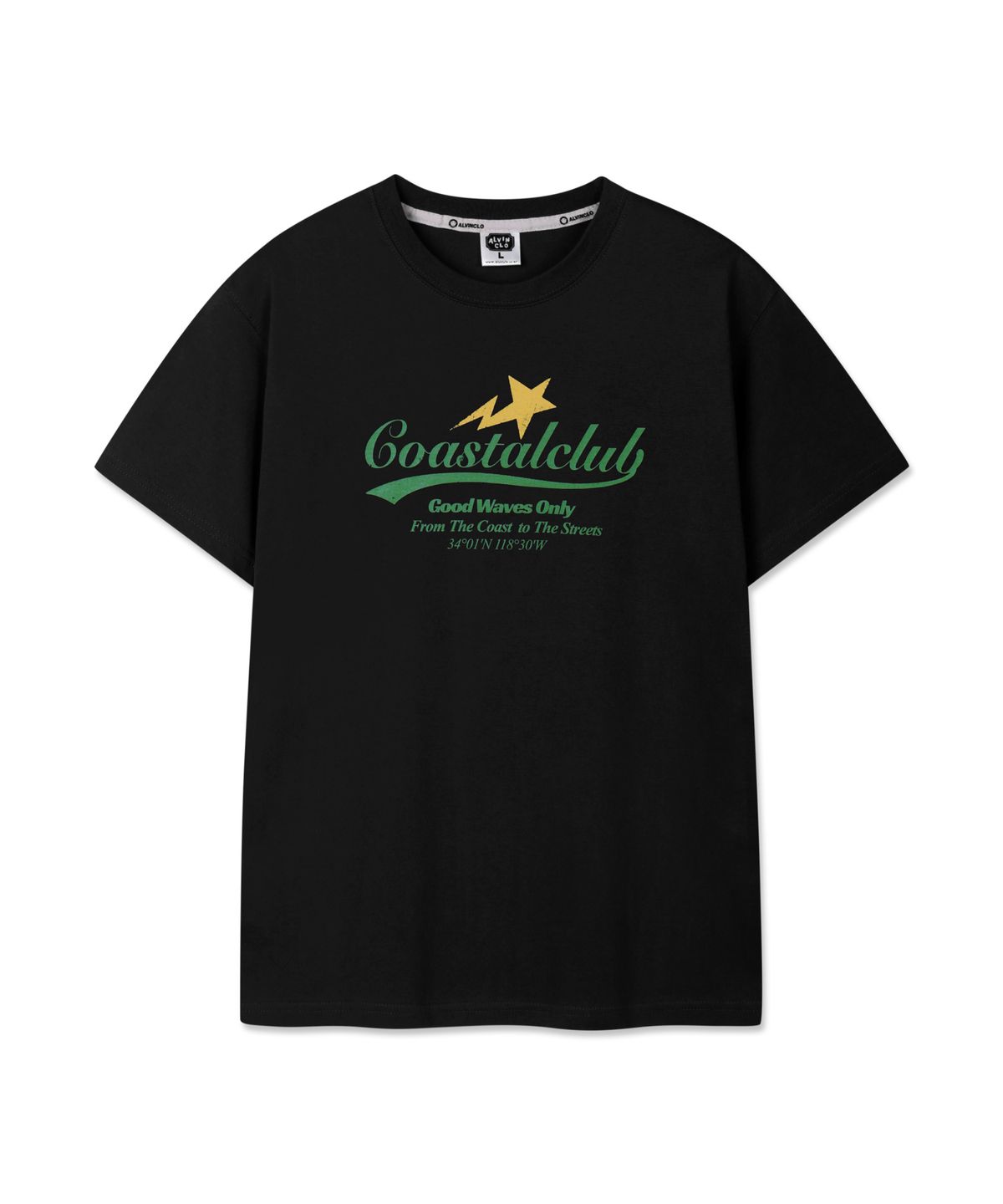 앨빈클로(ALVINCLO) Coastalclub 반팔티셔츠 AST3605 (3COLOR)