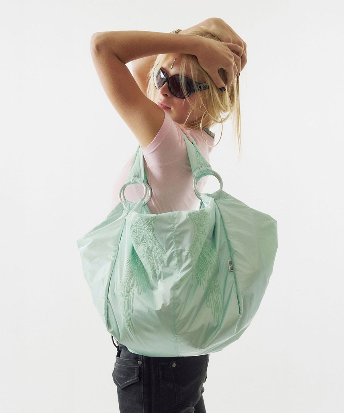 스컬프터(SCULPTOR) Angelic Hobo Bag Mint
