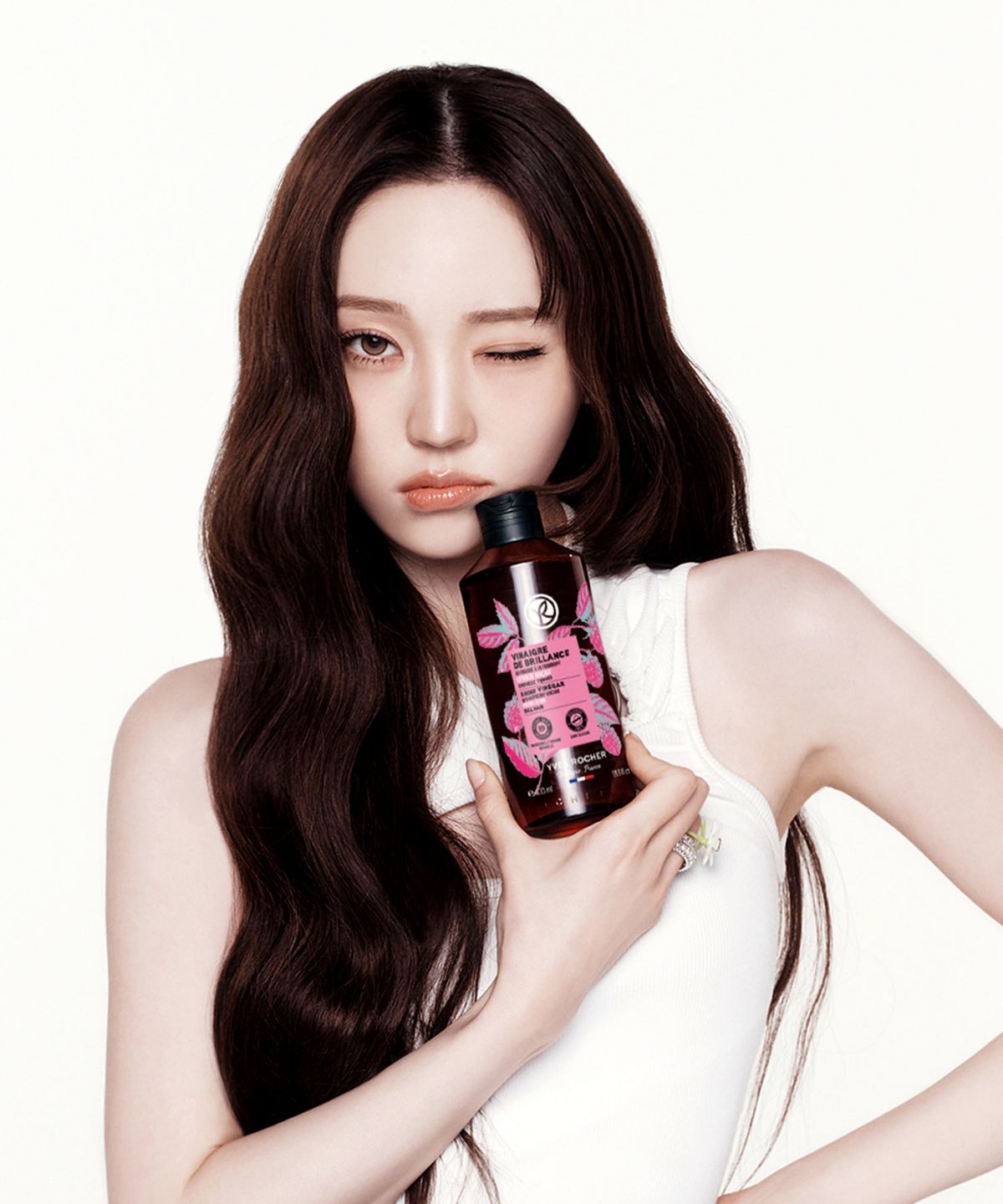 이브로쉐(YVESROCHER) 라즈베리 샤인 헤어 식초 400ml