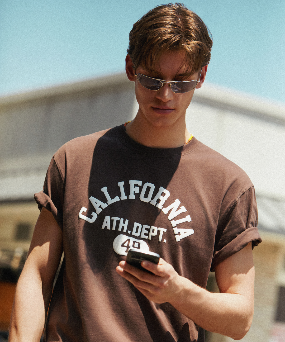 후아유(WHO.A.U) California Logo T-shirt / WHRPG2403U