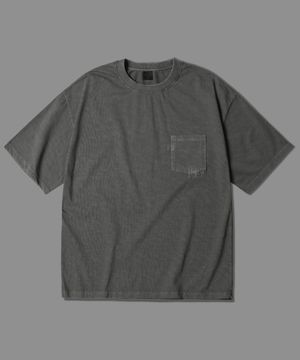 투스 포켓 피그먼트 반팔티셔츠 딥그레이 JIST6932