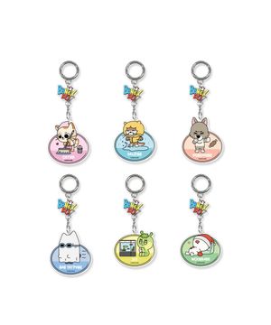 쁘넥도 아크릴 마그넷 키링