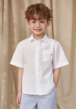 BA21BL03WT 화이트 리조트 셔츠 블라우스