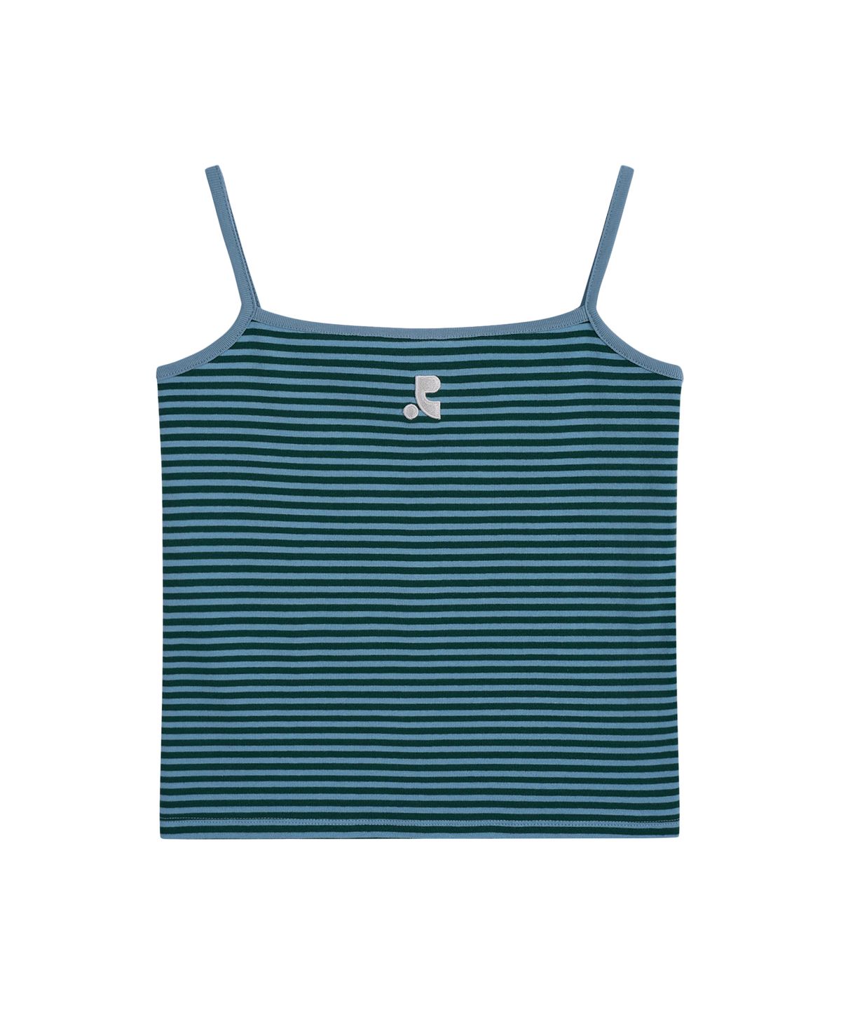 레스트앤레크레이션(REST&RECREATION) STRIPE LOGO SLEEVELESS - BLUE
