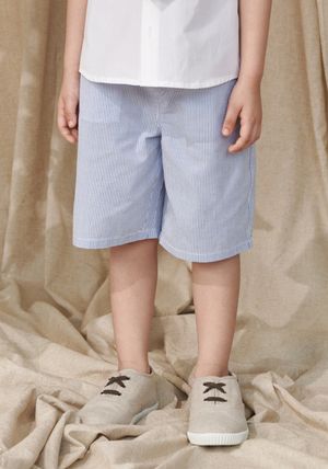 BA21PT02BU 블루 스트라이프 시어서커 팬츠