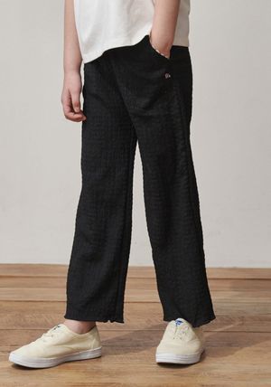 BA22PT02BK 블랙 요루 벨버틈 팬츠