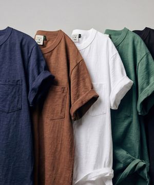 [2PACK] 974OG 포켓 슬러브 반팔티 5종 SJST1566