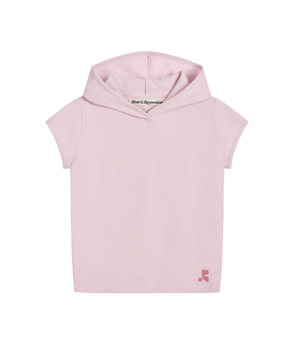레스트앤레크레이션(REST&RECREATION) CAP SLEEVE HOODIE - PINK