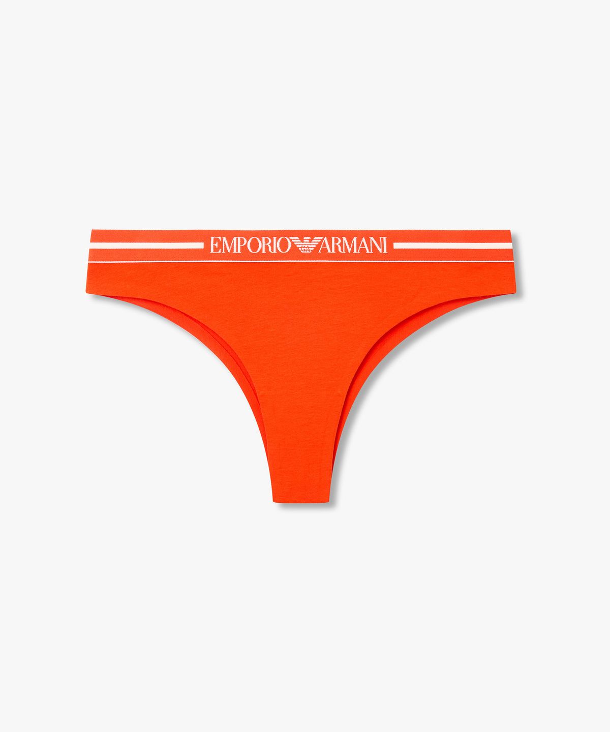 엠포리오 아르마니 언더웨어(EMPORIO ARMANI UNDERWEAR) 여성 라인 센터 로고 브라질리언 브리프_다크 오렌지 0826111529
