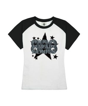 ROUGH 여성 슬림핏 래글런 반팔티셔츠 5 COLORS