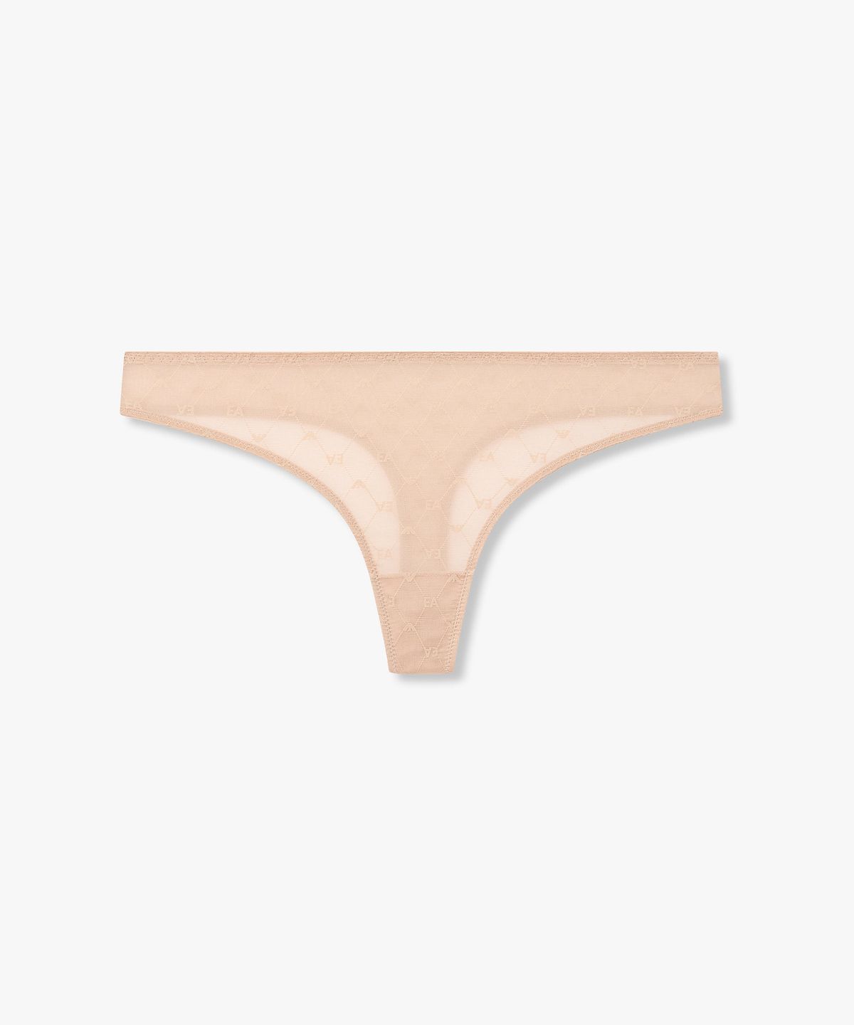 엠포리오 아르마니 언더웨어(EMPORIO ARMANI UNDERWEAR) 여성 EA로고 패턴 메쉬 티팬티_오트 0826110514