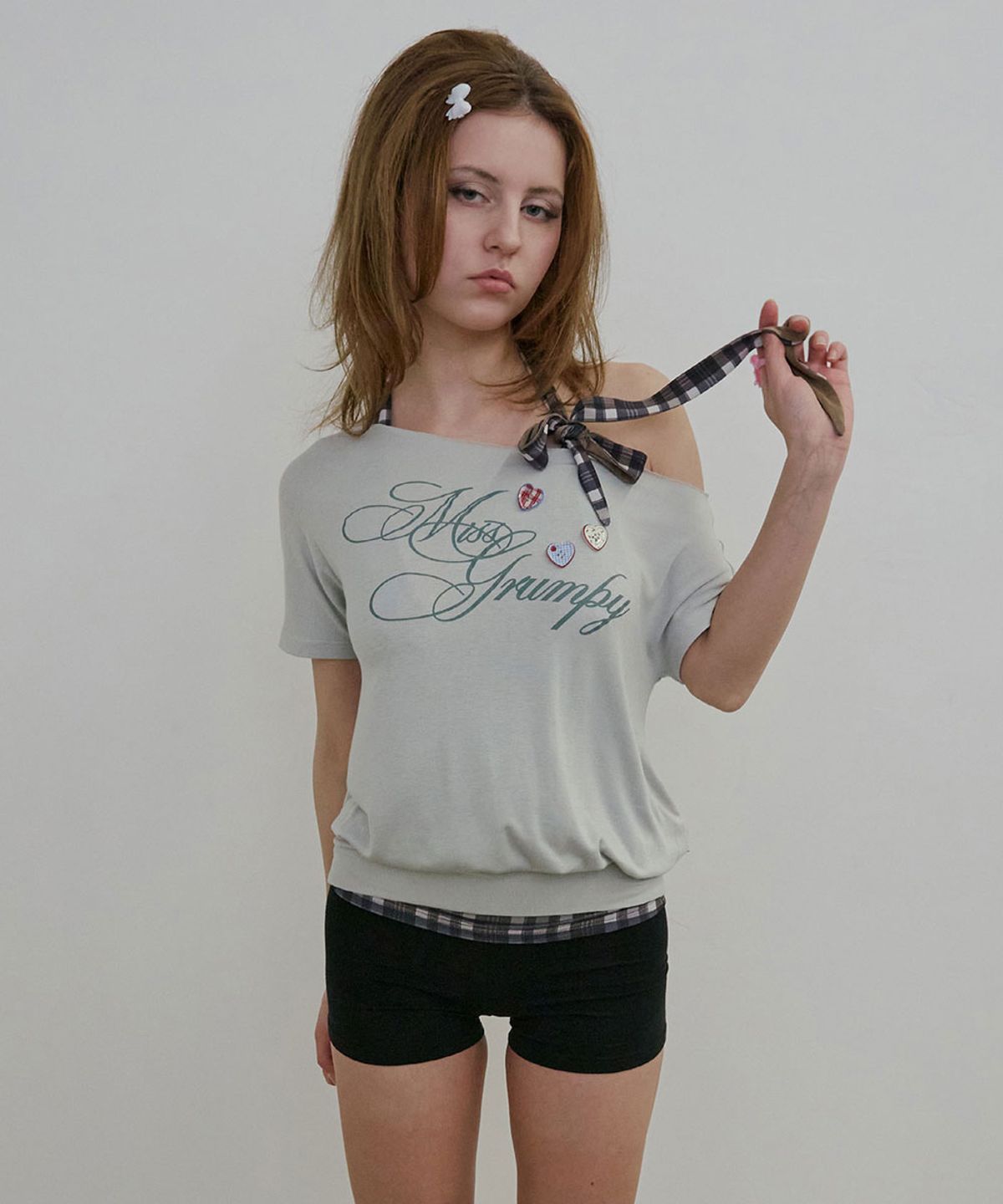 스컬프터(SCULPTOR) Miss Grumpy Tee Misty Blue