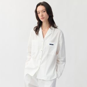 호엘 화이트 여성 잠옷 세트