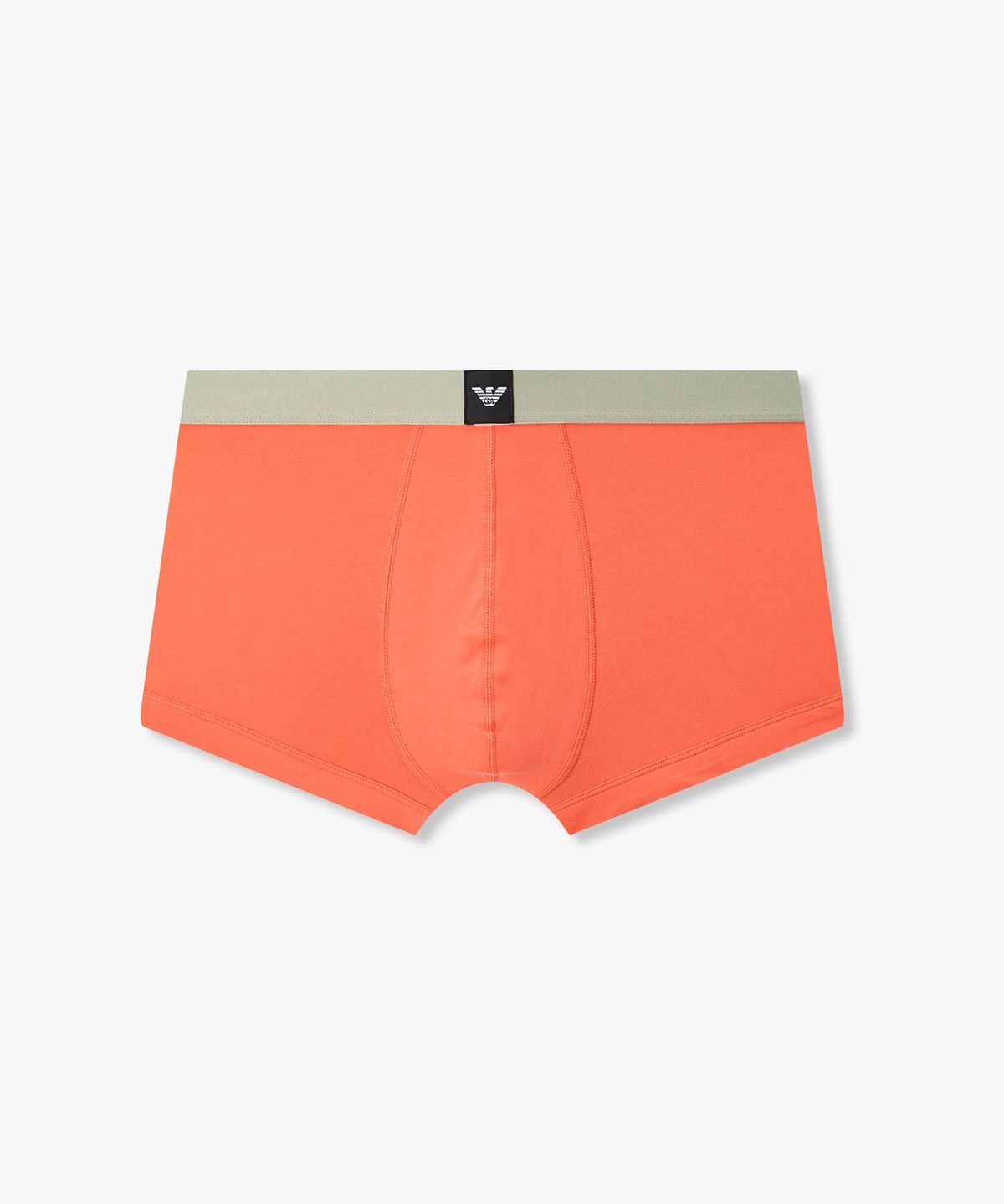 엠포리오 아르마니 언더웨어(EMPORIO ARMANI UNDERWEAR) 남성 이글 로고 패치 밴딩 드로즈_네온 오렌지 0816112111