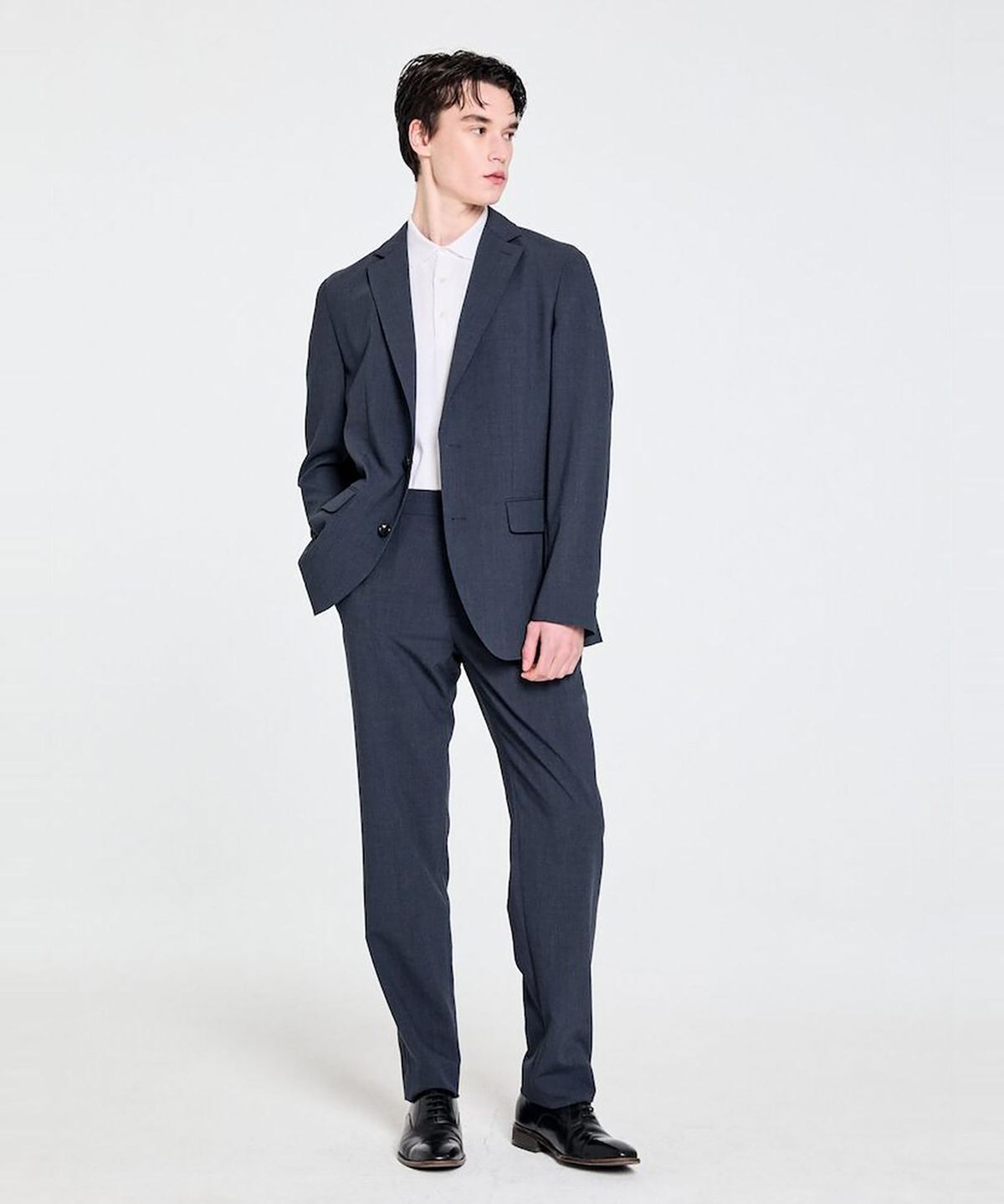 GLXY (갤럭시 라이프스타일)(GLXY (GALAXY LIFESTYLE)) GLXY [갤럭시라이프스타일][三無衣服] 스트레치 셋업 팬츠  네이비