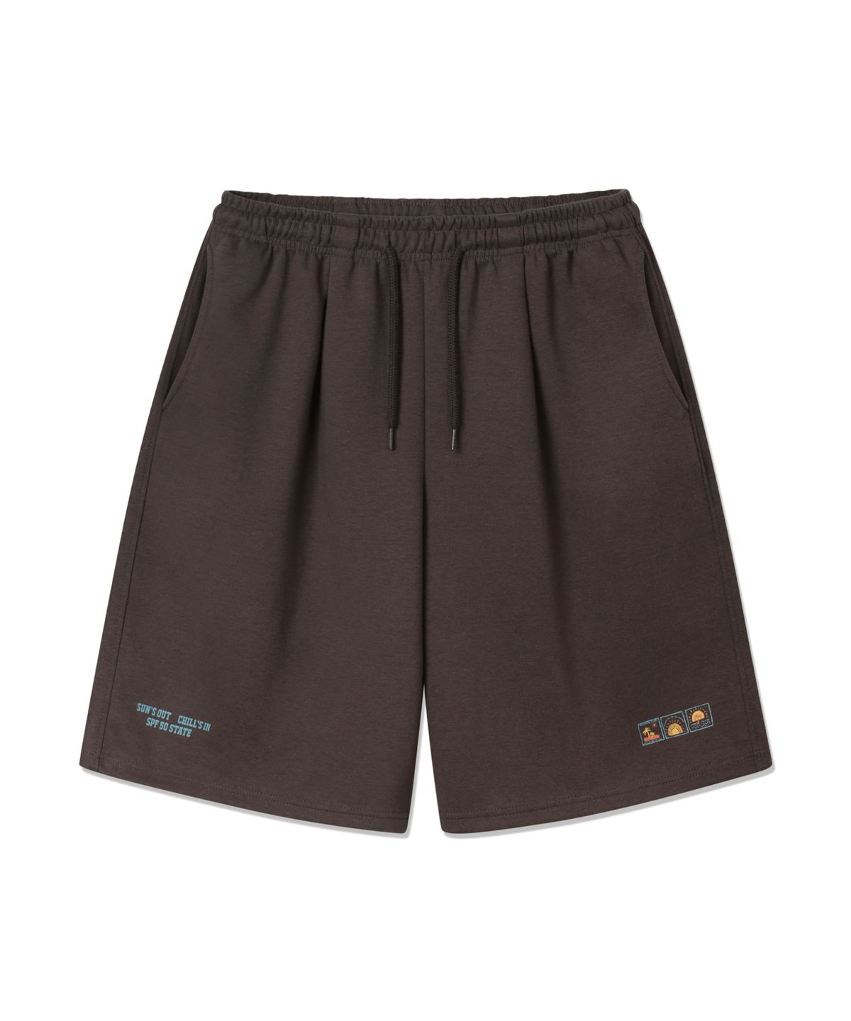 앨빈클로(ALVINCLO) SUNBUM 원턱 와이드 밴드 반바지 PAN2538 (4COLOR)