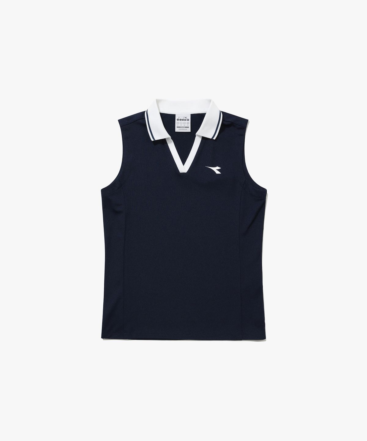 디아도라(diadora) 클래식 테니스 PK 슬리브리스 우먼 NAVY