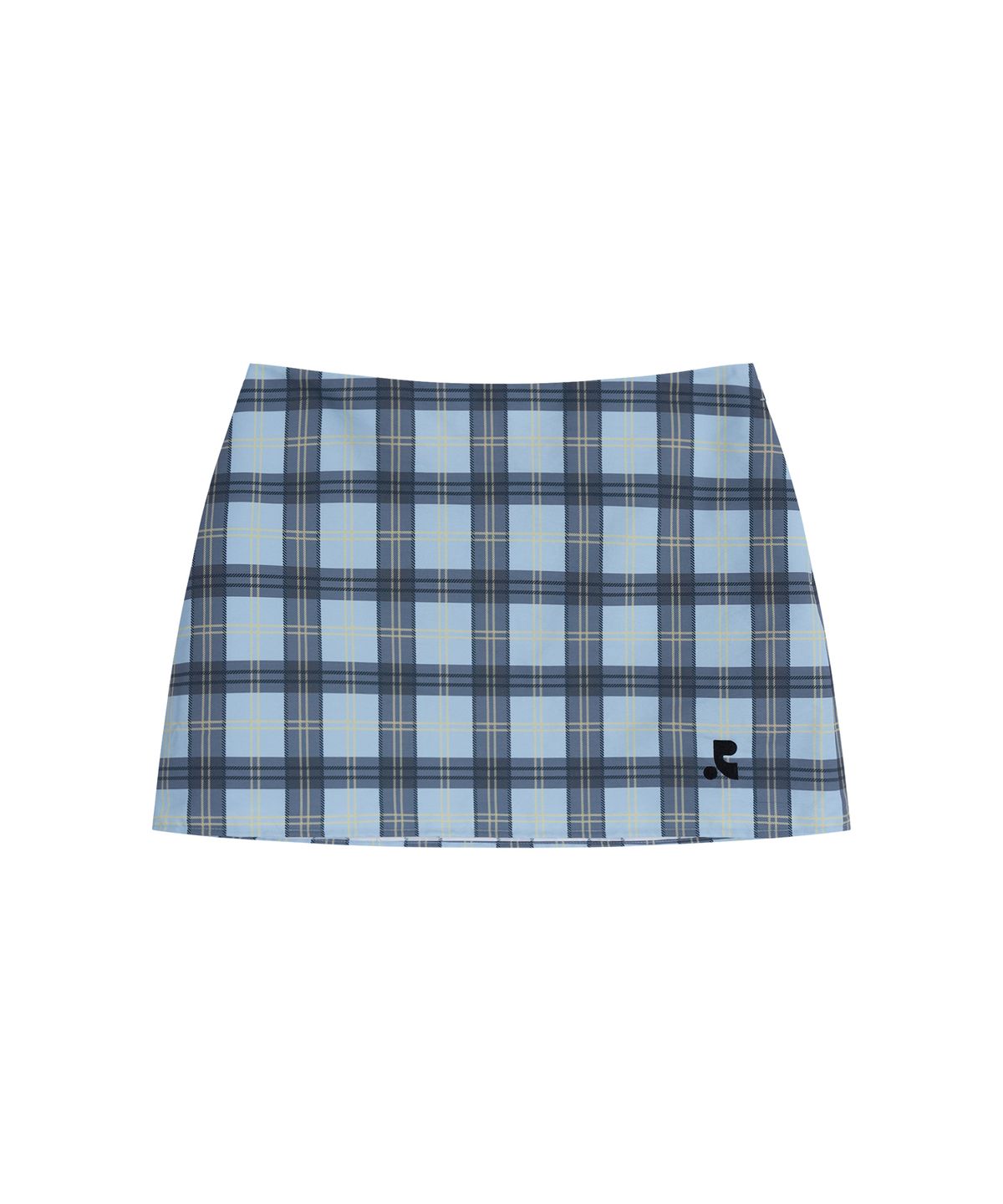 레스트앤레크레이션(REST&RECREATION) RR CHECK MINI SKIRT - SKY BLUE