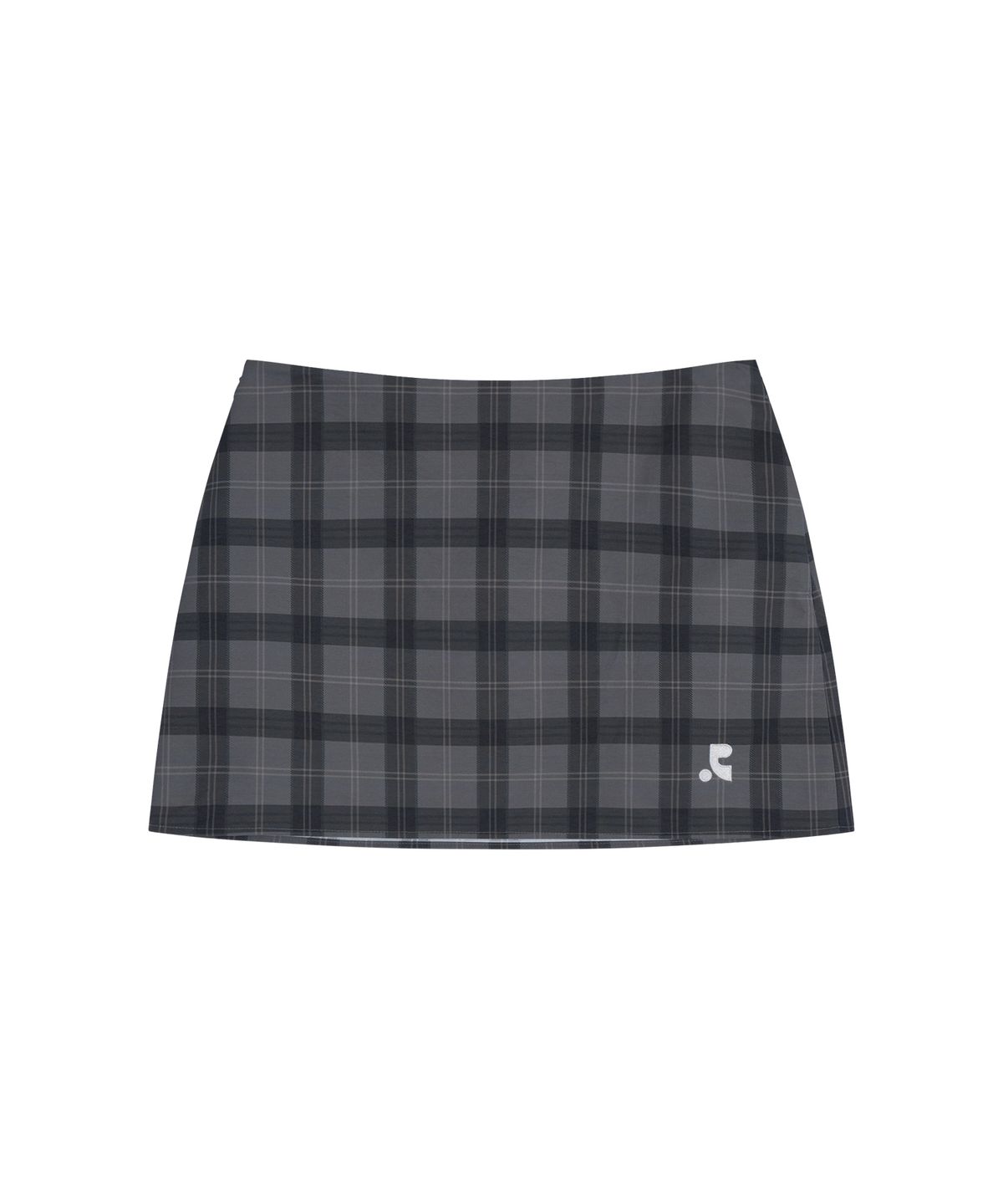레스트앤레크레이션(REST&RECREATION) RR CHECK MINI SKIRT - CHARCOAL