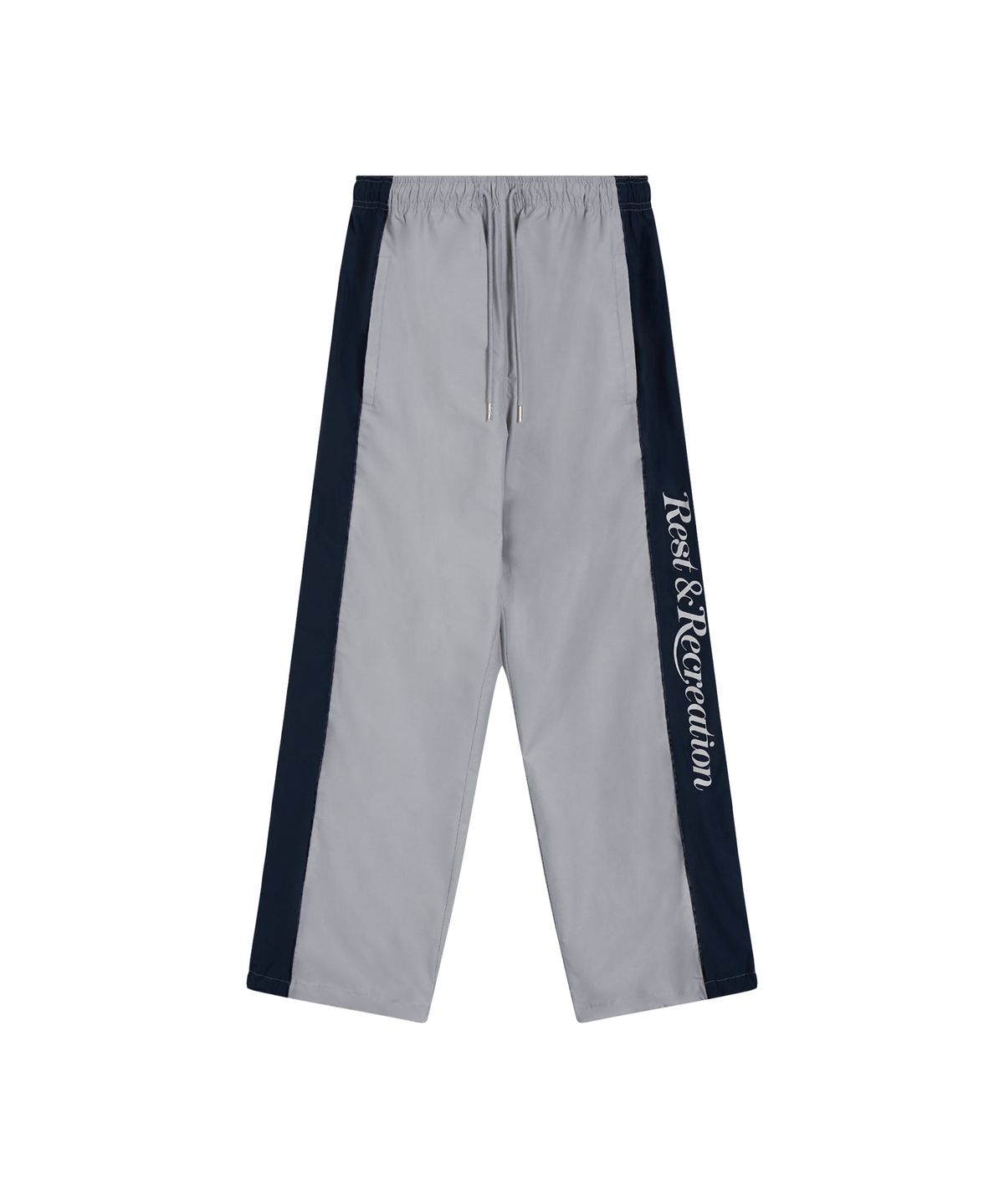 레스트앤레크레이션(REST&RECREATION) NYLON TRACK PANTS - GREY