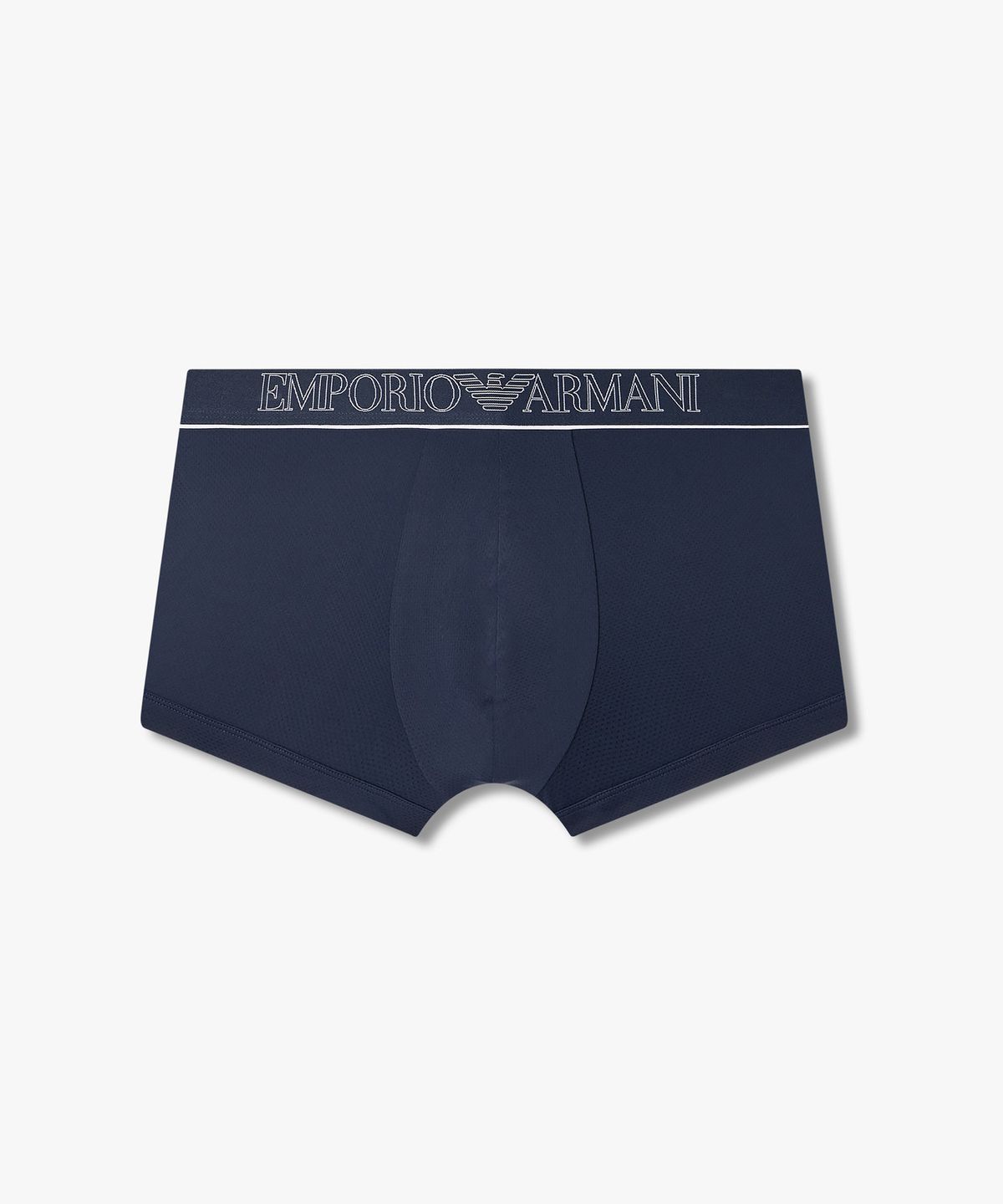 엠포리오 아르마니 언더웨어(EMPORIO ARMANI UNDERWEAR) 남성 아웃라인 로고 메쉬 드로즈_네이비 0816112047