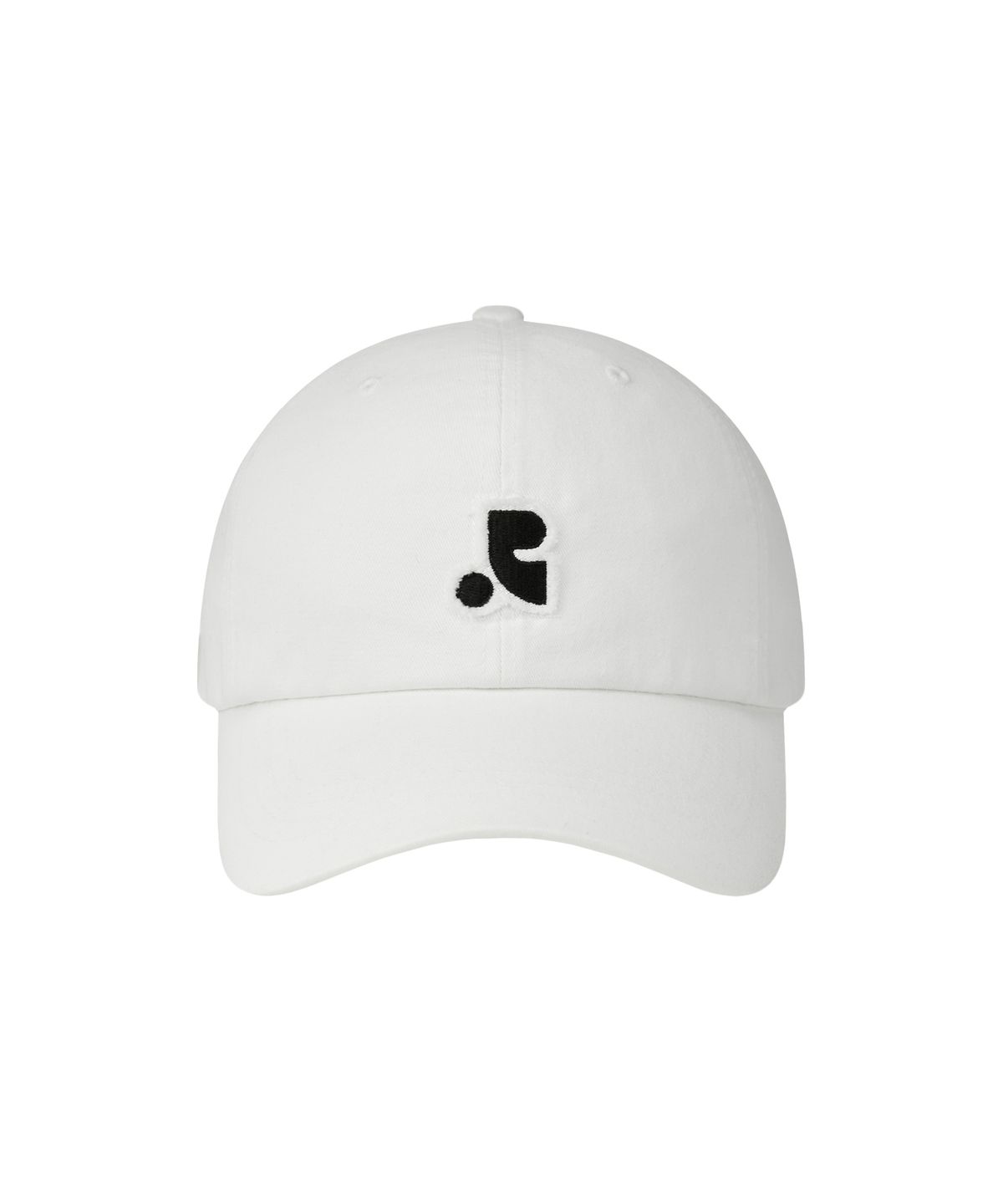 레스트앤레크레이션(REST&RECREATION) RAW-EDGE LOGO CAP - WHITE