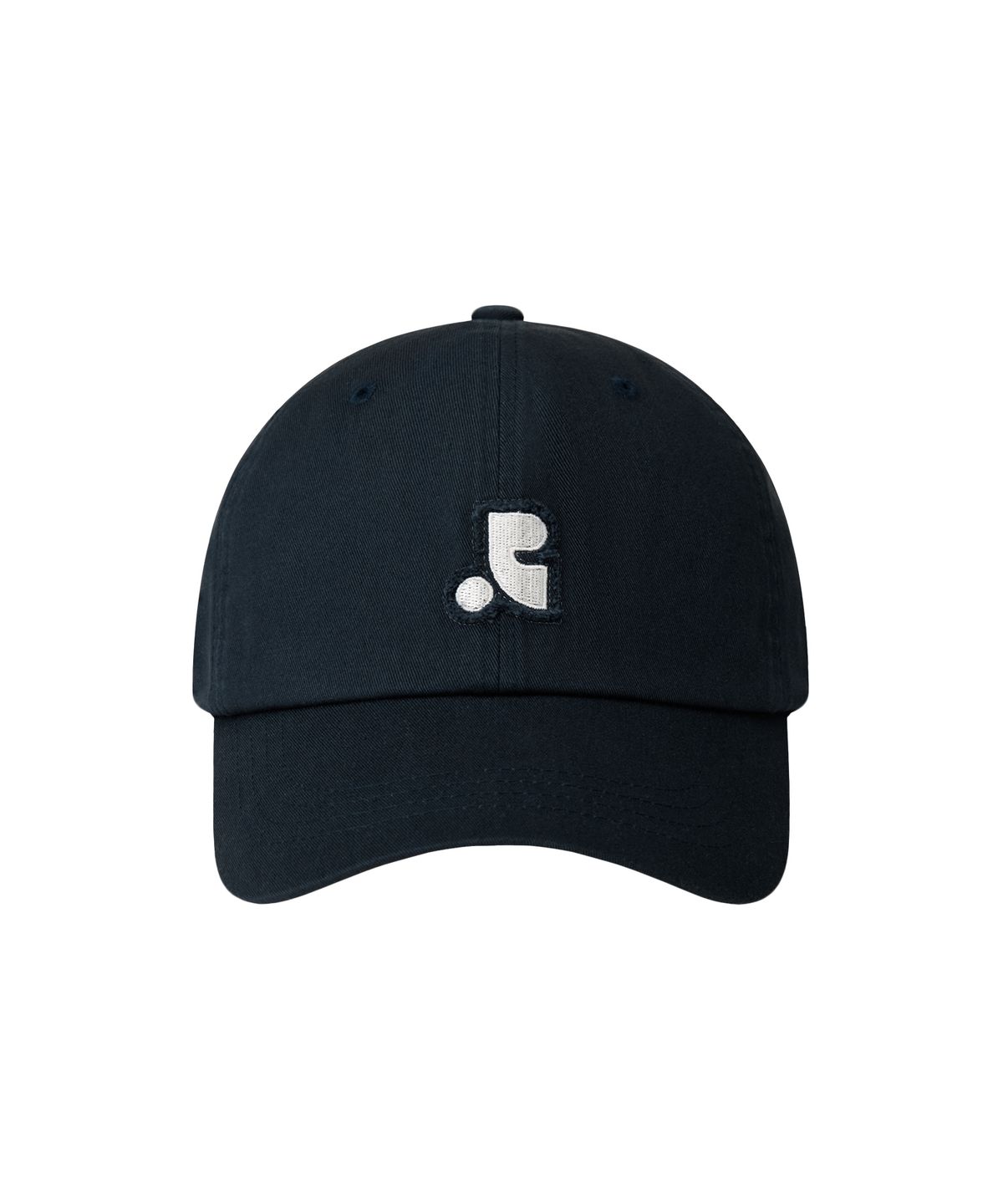 레스트앤레크레이션(REST&RECREATION) RAW-EDGE LOGO CAP - NAVY
