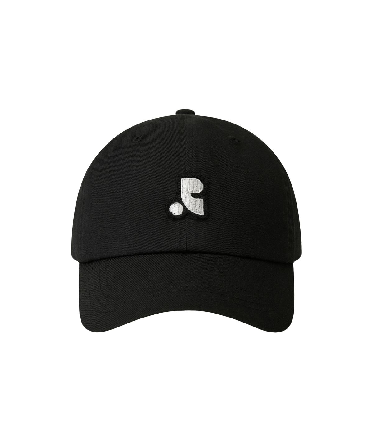 레스트앤레크레이션(REST&RECREATION) RAW-EDGE LOGO CAP - BLACK