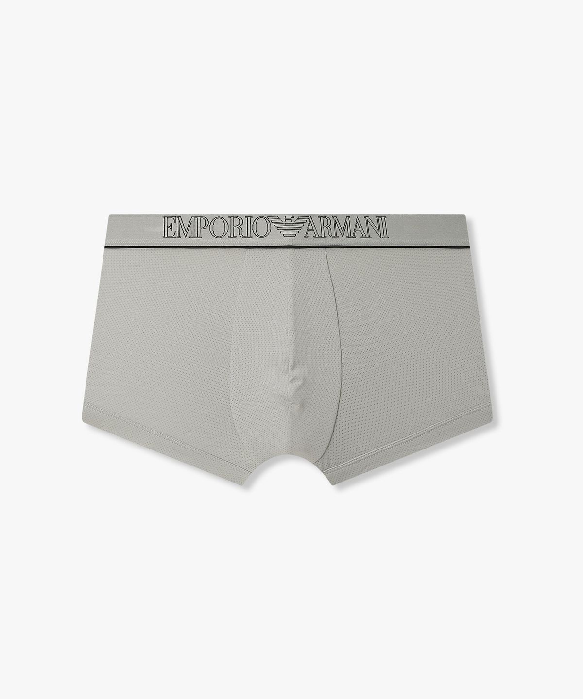 엠포리오 아르마니 언더웨어(EMPORIO ARMANI UNDERWEAR) 남성 아웃라인 로고 밴딩 드로즈_그레이 0816112046