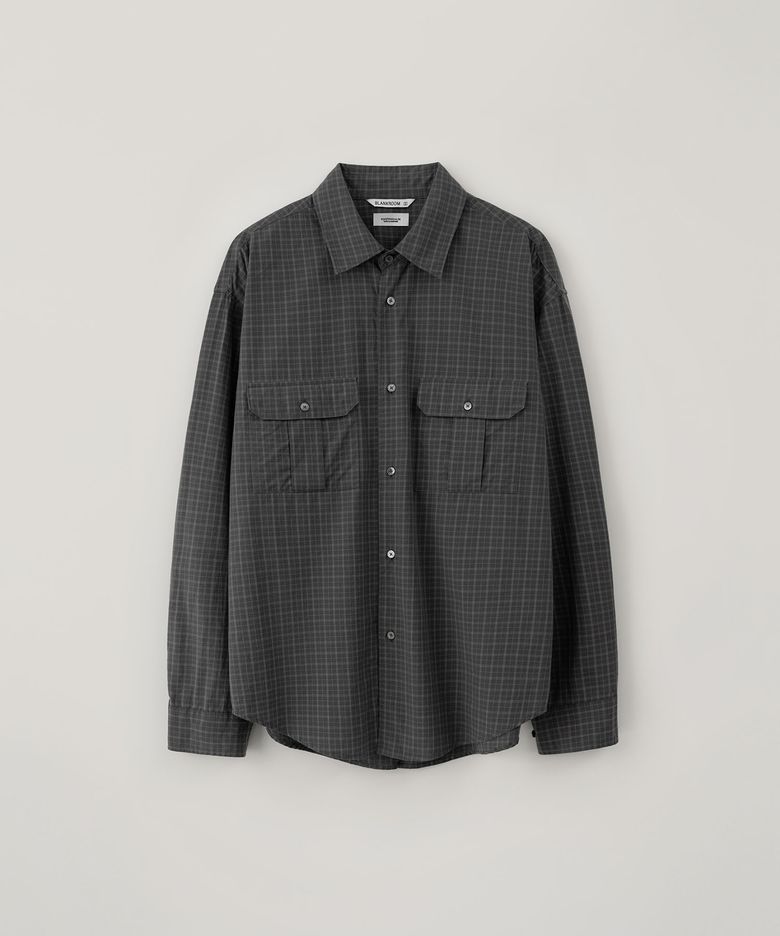 마렌 셔츠_CHARCOAL CHECKED