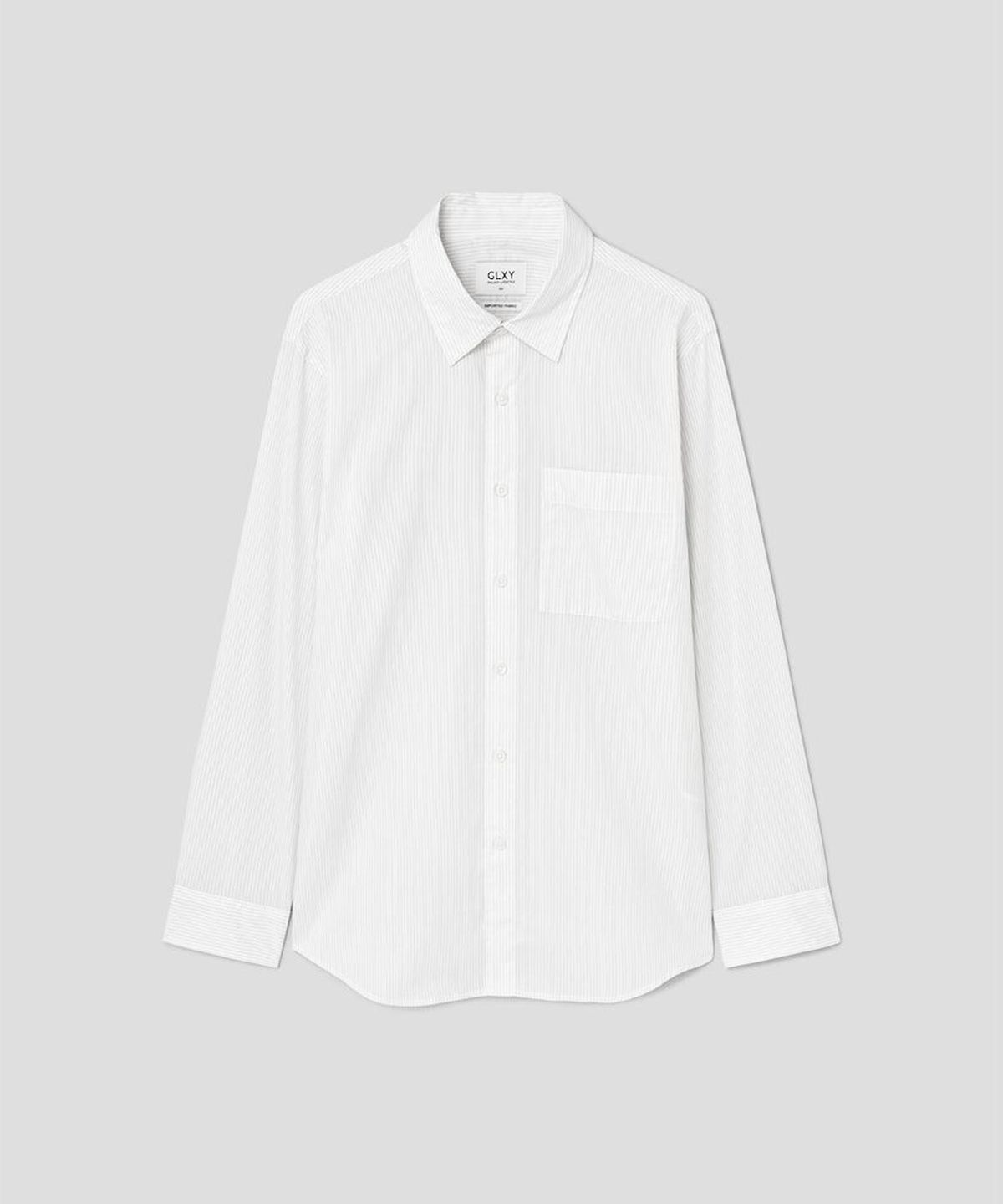 GLXY (갤럭시 라이프스타일)(GLXY (GALAXY LIFESTYLE)) GLXY [갤럭시라이프스타일][三無衣服] 커뮤터 삭스 스트라이프 셔츠  아이보리