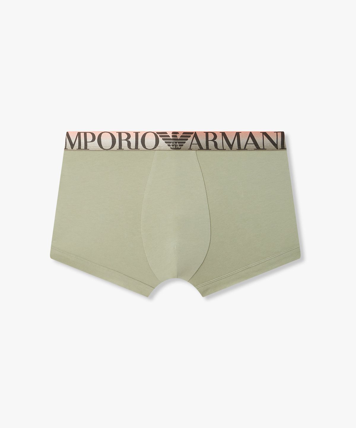 엠포리오 아르마니 언더웨어(EMPORIO ARMANI UNDERWEAR) 남성 그라데이션 빅 로고 드로즈_라이트 카키 0816112021